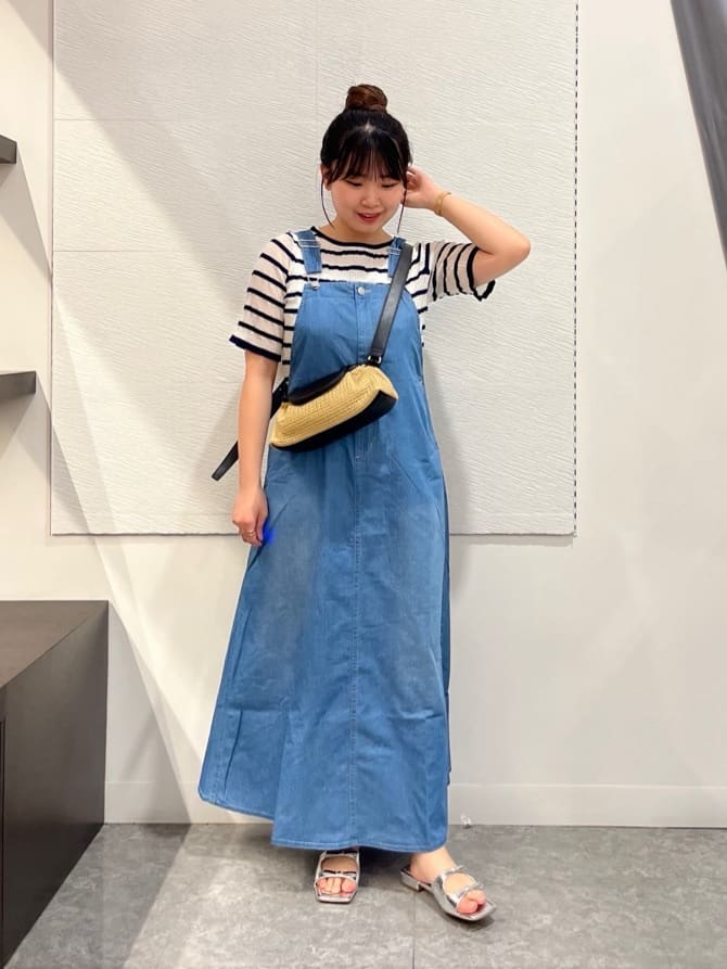 Vinのシアーボーダーニットを使ったコーディネートを紹介します。｜Rakuten Fashion(楽天ファッション／旧楽天ブランドアベニュー)5767345