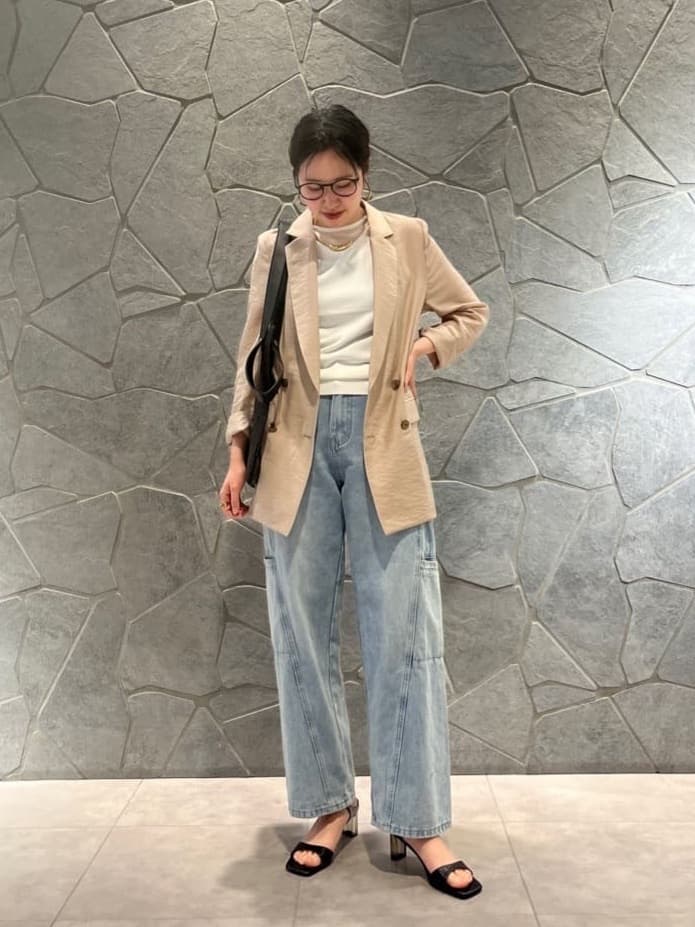 LASUDの14GブロッキングシアーPOを使ったコーディネートを紹介します。｜Rakuten Fashion(楽天ファッション／旧楽天ブランドアベニュー)5770929