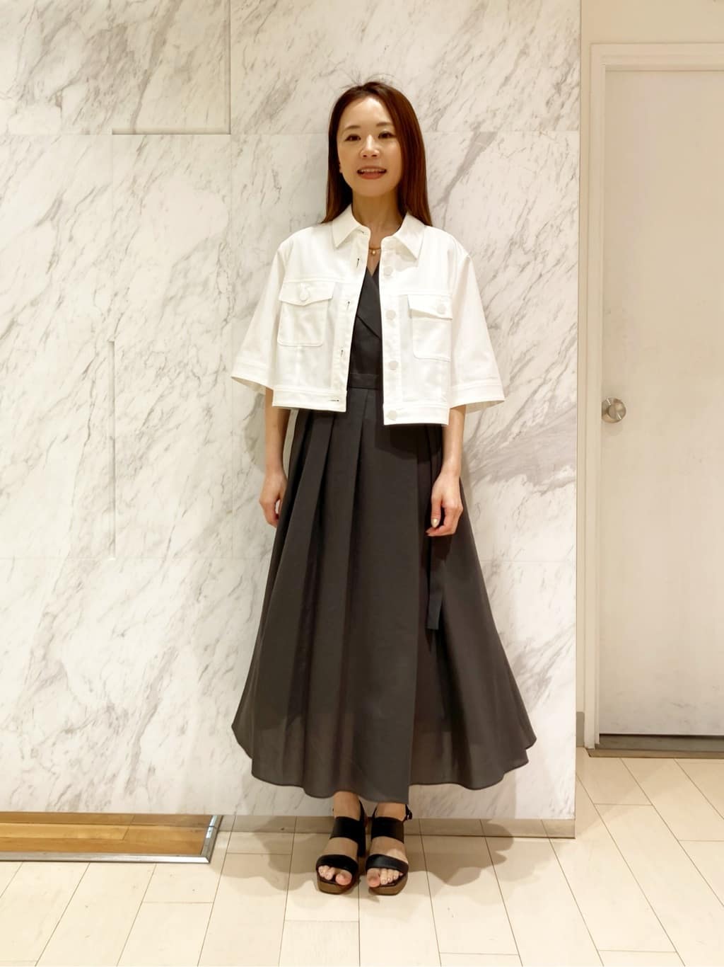 ANAYI | ビエラコットンカシュクールワンピース | Rakuten Fashion