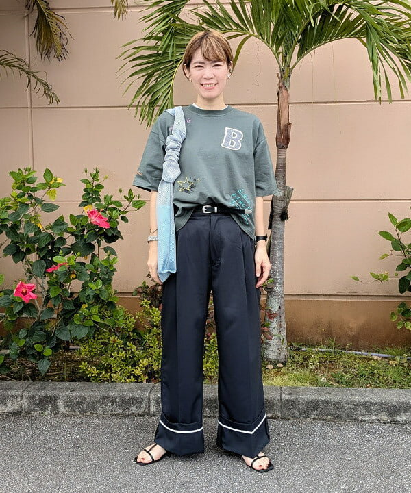 BEAMS HEARTのメッシュ ギャザーハンドル トートバッグ 25SS レディースを使ったコーディネートを紹介します。｜Rakuten Fashion(楽天ファッション／旧楽天ブランドアベニュー)5776029