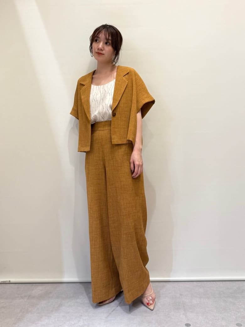 Vinのリネンライクワイドパンツを使ったコーディネートを紹介します。｜Rakuten Fashion(楽天ファッション／旧楽天ブランドアベニュー)5776597