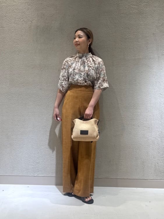 Vinのリネンライクワイドパンツを使ったコーディネートを紹介します。｜Rakuten Fashion(楽天ファッション／旧楽天ブランドアベニュー)5779317