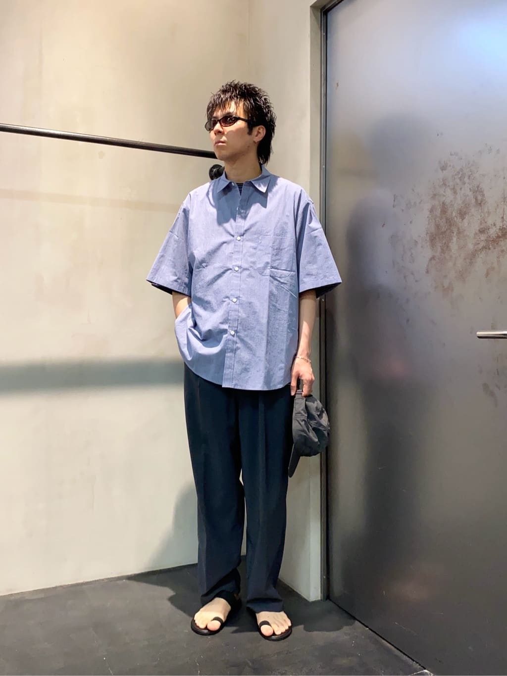 Steven Alan コットン ボイル コードレーン シャツ サイズS Steven Alan＞ コットン ボイル コードレーン シャツ STANDARD LOOSE