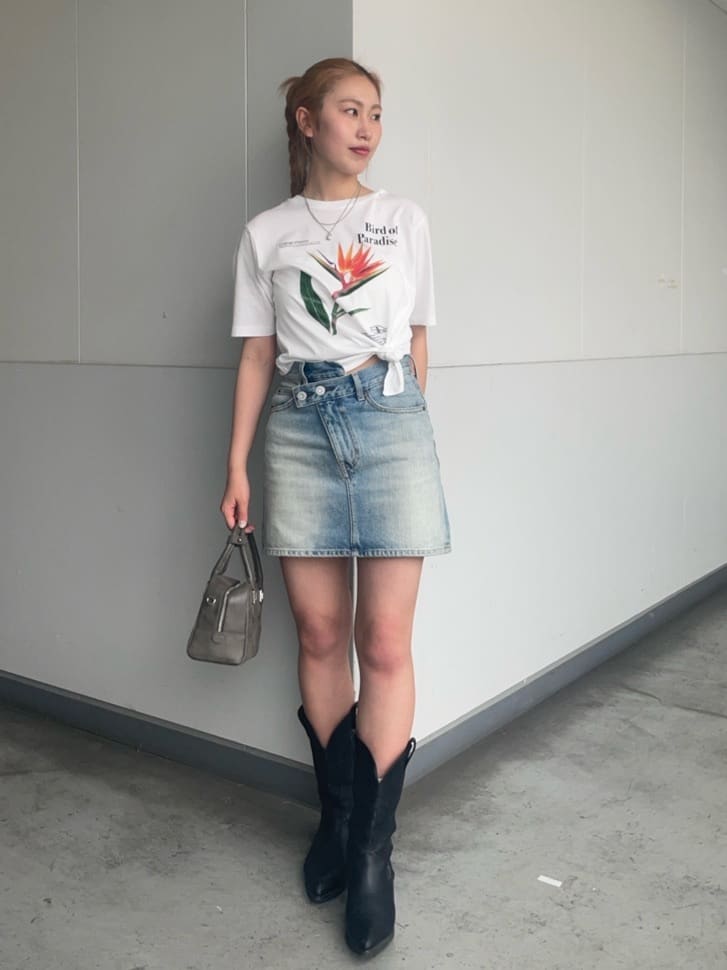 moussy | CROSS WAIST ミニスカート | Rakuten Fashion(楽天