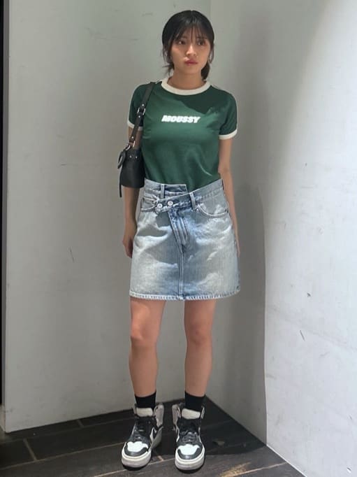 moussy | CROSS WAIST ミニスカート | Rakuten Fashion(楽天