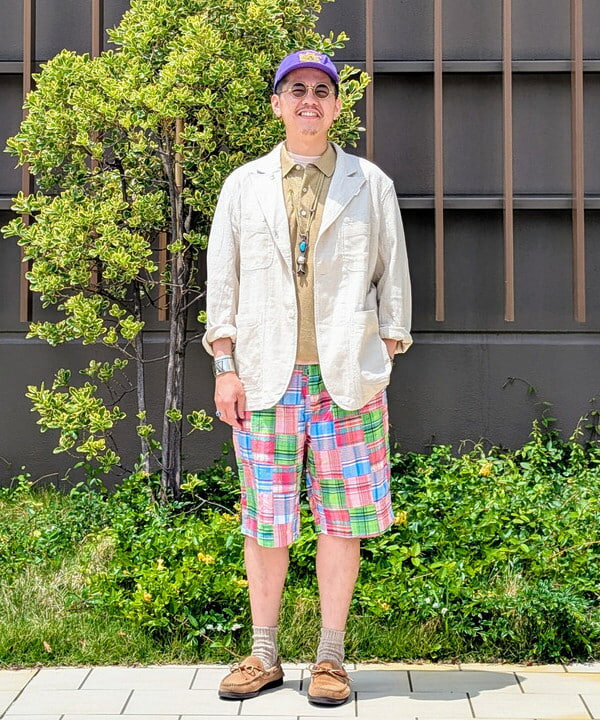BEAMS MEN | BEAMS PLUS｜Knit Polo Hemp｜メンズ ニットポロシャツ
