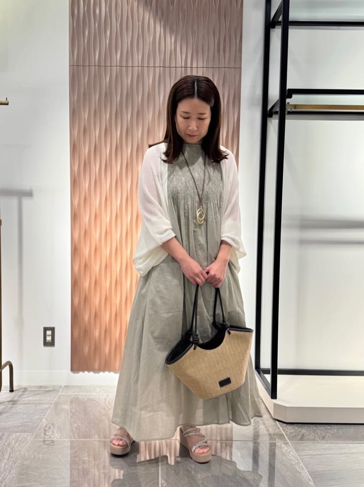 Vinのドルマンスリーブメッシュカーディガンを使ったコーディネートを紹介します。｜Rakuten Fashion(楽天ファッション／旧楽天ブランドアベニュー)5791262