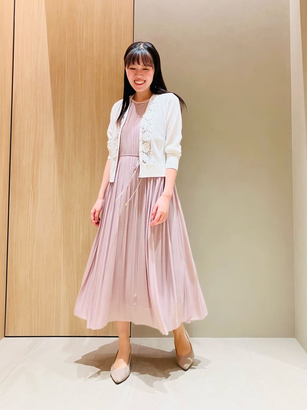 ANAYI | ソフトジャージプリーツ ワンピース | Rakuten Fashion(楽天