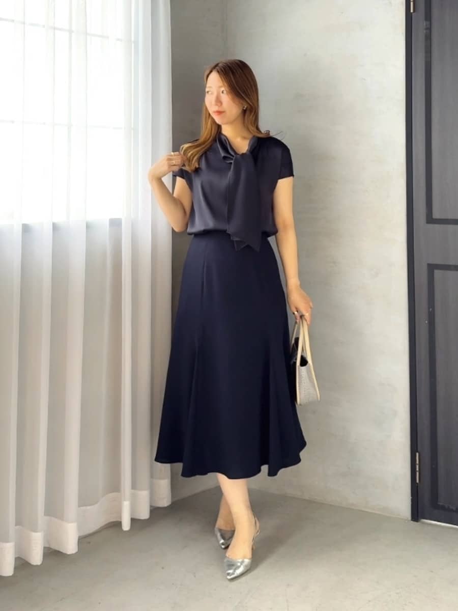 Viaggio Bluの接触冷感2WAYストレッチマーメイドスカート≪洗濯機で洗える≫を使ったコーディネートを紹介します。｜Rakuten Fashion(楽天ファッション／旧楽天ブランドアベニュー)5795843