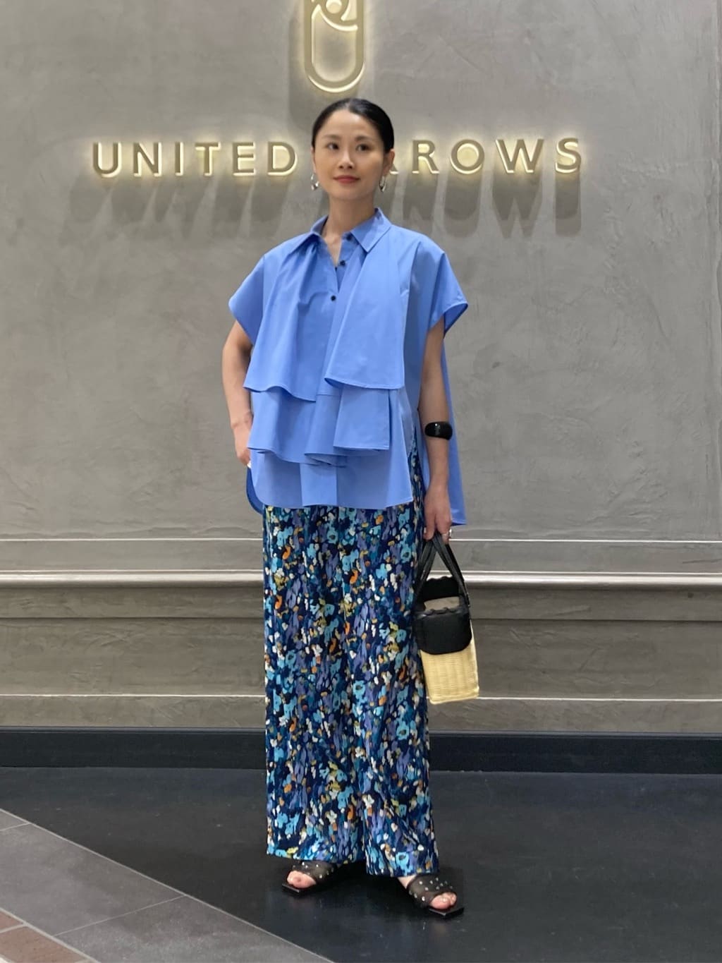 UNITED ARROWS＜AEWEN MATOPH＞ラッフル ドルマンシャツ