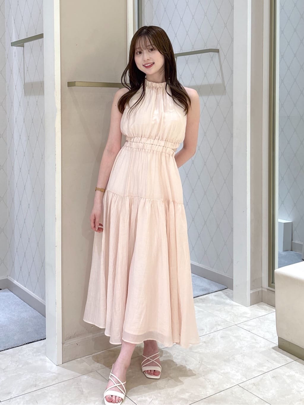 riendaの【AKB48 千葉恵里さん着用】【女神ワンピ】ホルターネック 