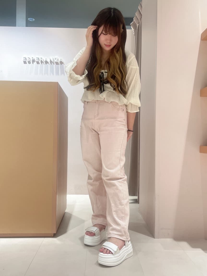 ESPERANZAの厚底フラットスポサンを使ったコーディネートを紹介します。｜Rakuten Fashion(楽天ファッション／旧楽天ブランドアベニュー)5806795
