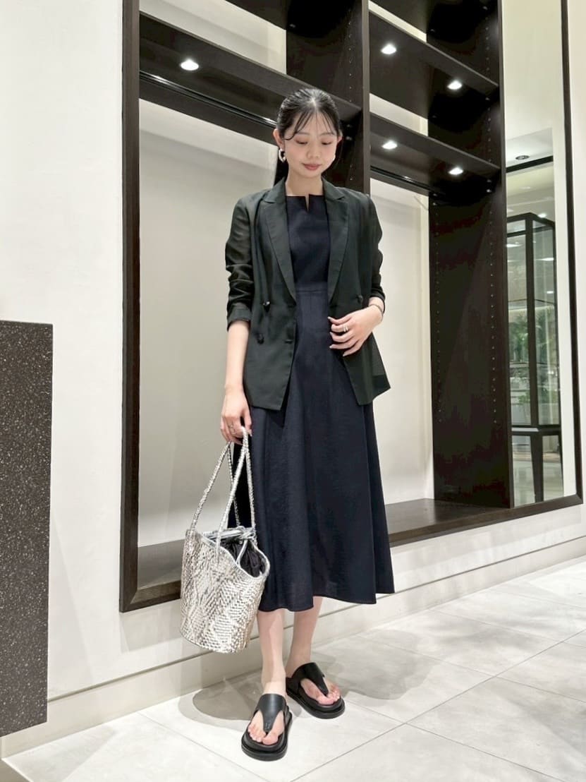 allureville | リネンライクオックスノースリワンピース | Rakuten