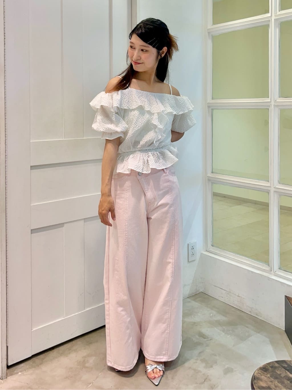 archives | 'クロスベルトカラーワイドデニム' | Rakuten Fashion(楽天