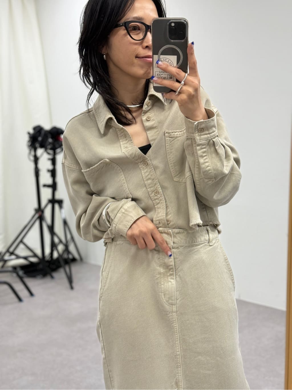 Gallardagalante リヨセル スカート GALLARDAGALANTEの セットアップ