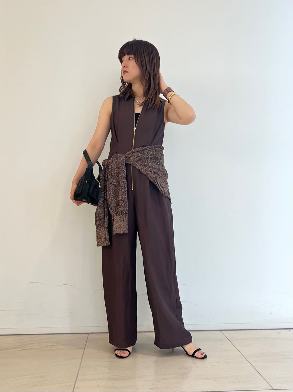 LASUD | フロントジップオールインワン | Rakuten Fashion(楽天