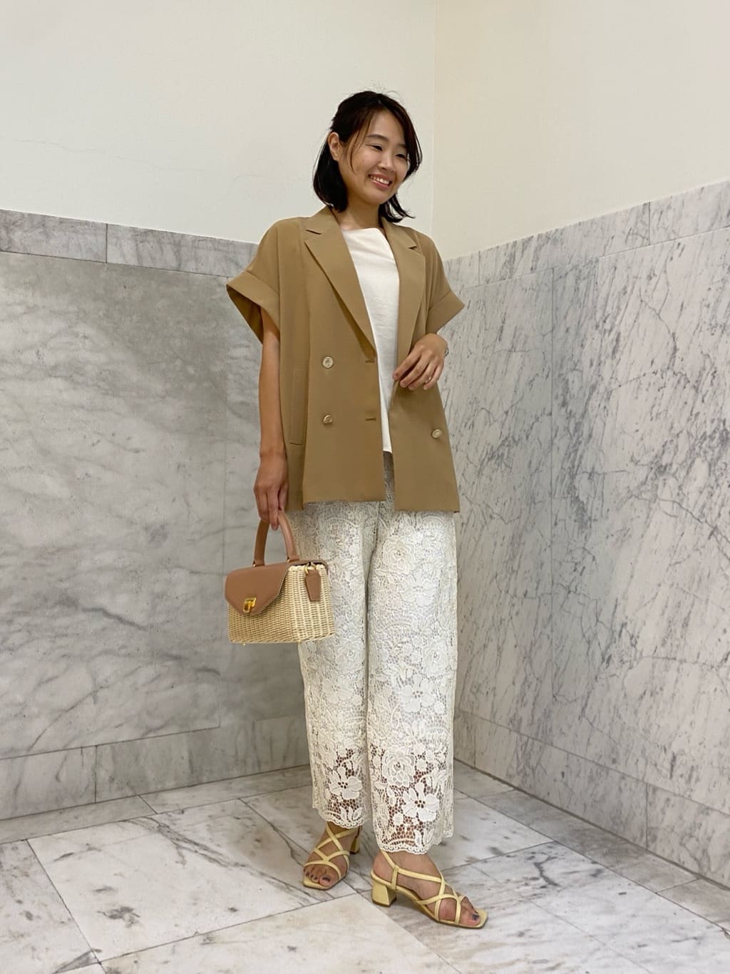 ANAYI | リネンライクフレンチジャケット | Rakuten Fashion(楽天