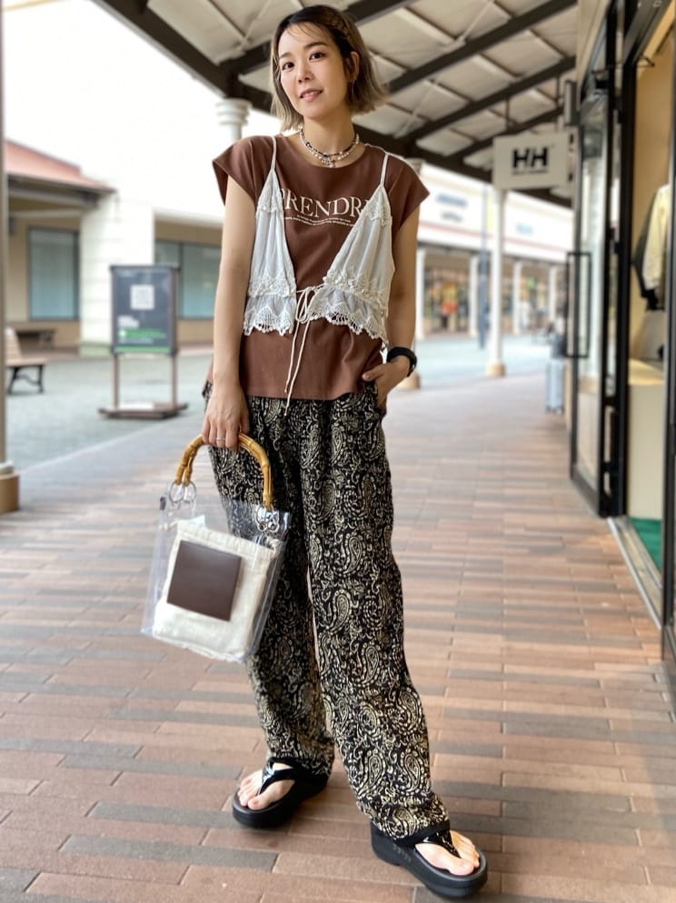FREAK'S STORE | インド ペイズリー イージーパンツ【限定展開】 25SS