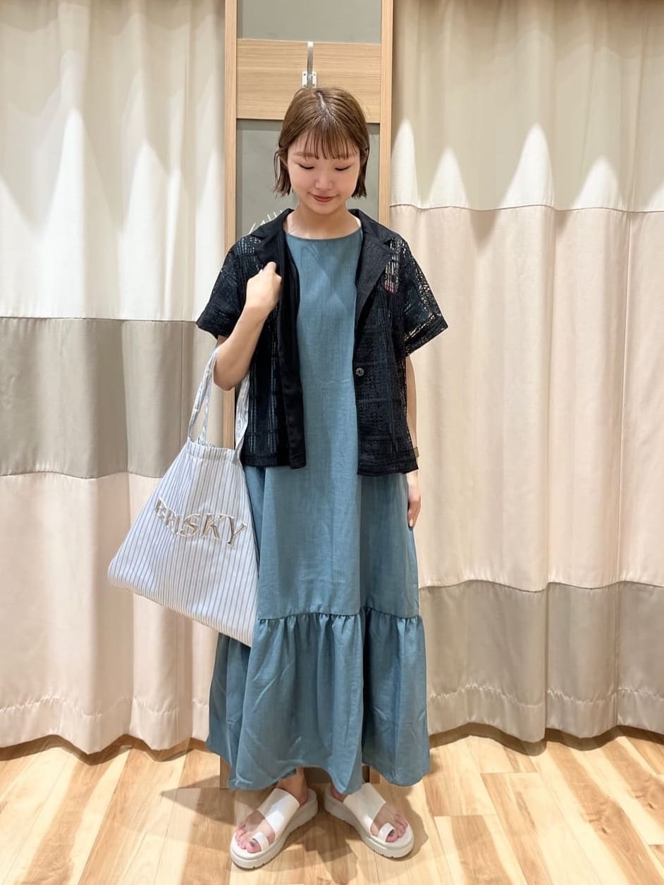 Samansa Mos2 | リネンタッチマキシティアードワンピース | Rakuten