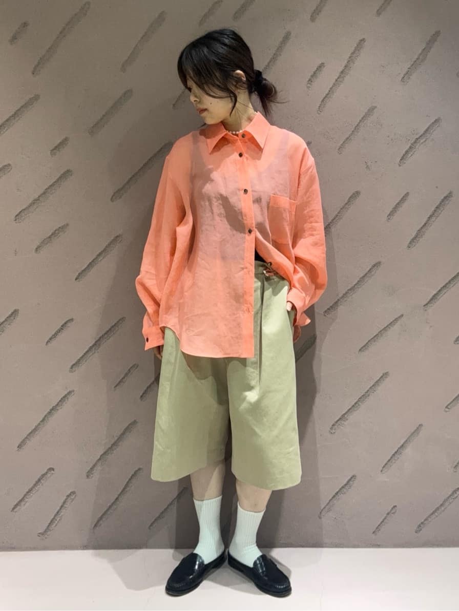 ６roku 　コットンスケシャツ BEAUTY&YOUTH UNITED ARROWS | <6(ROKU)>コットン スケ ショート