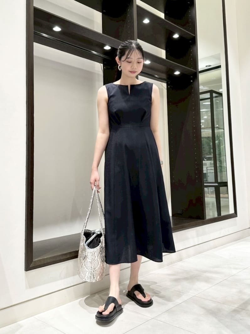 allureville | リネンライクオックスノースリワンピース | Rakuten