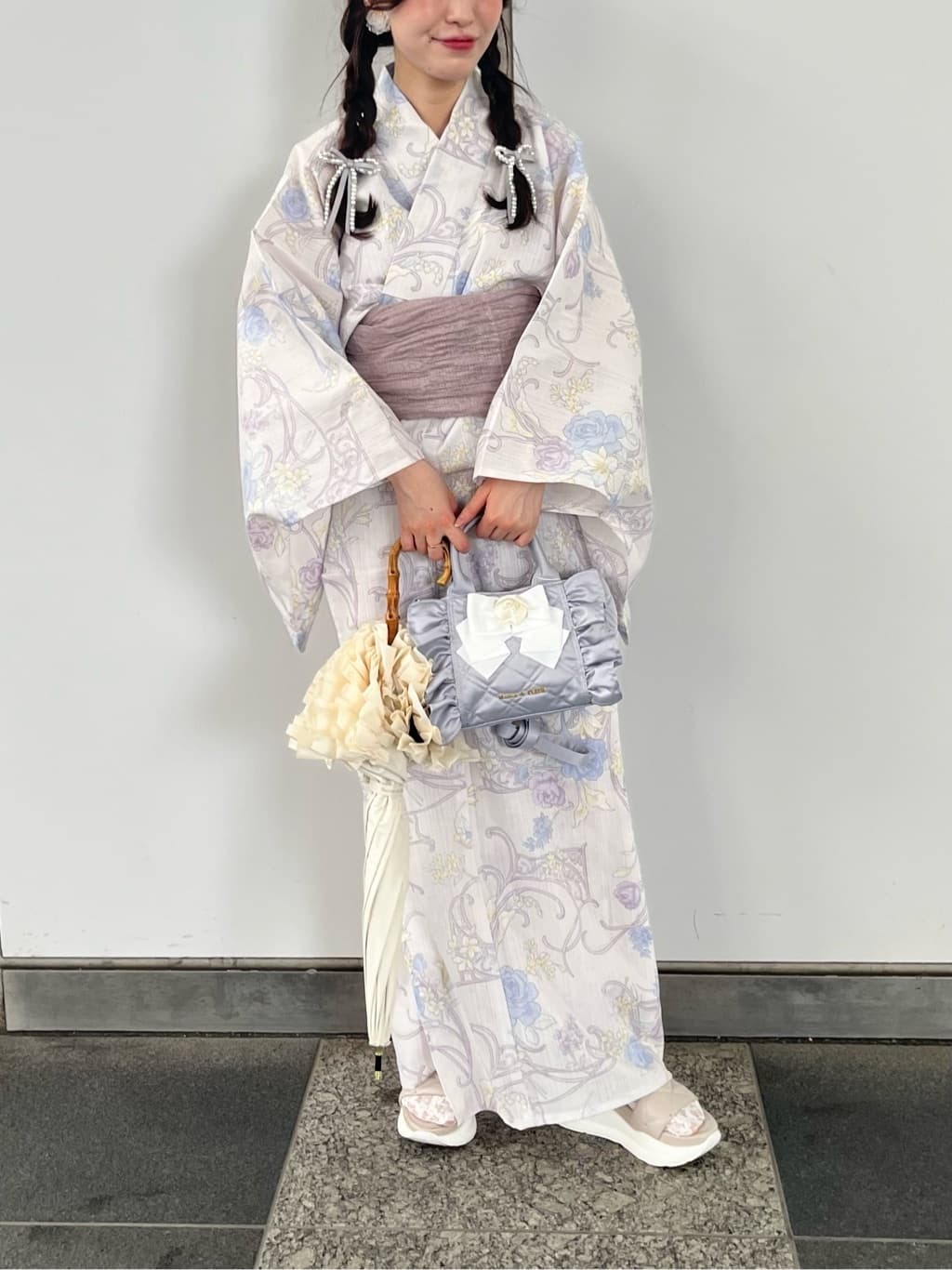 Maison de FLEUR | 【兵児帯セット】フローラル浴衣 | Rakuten Fashion