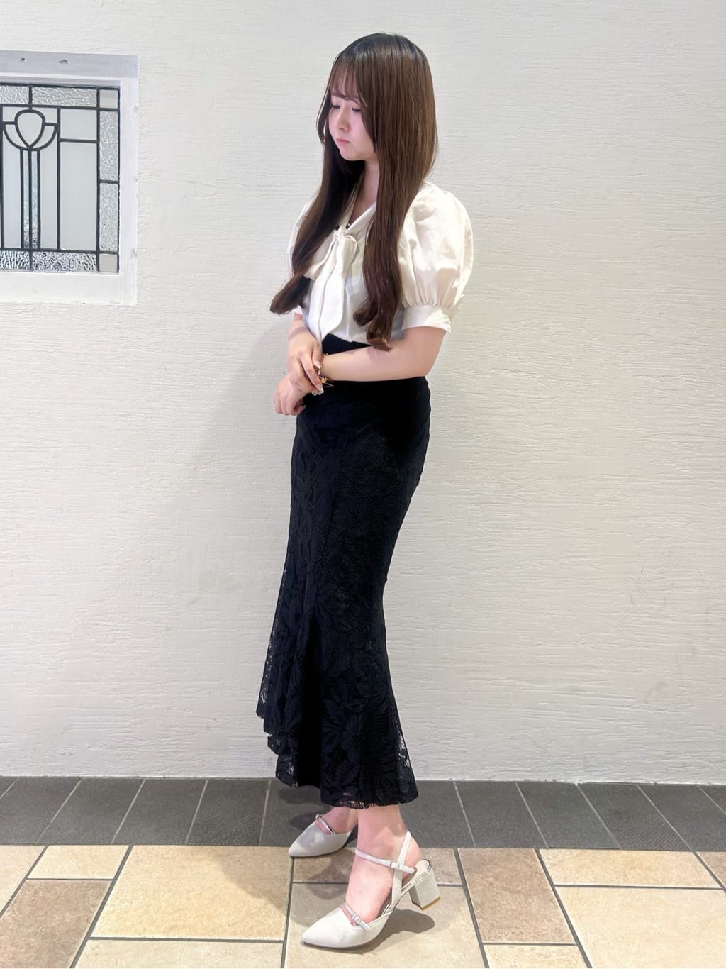 ESPERANZAのポインテッドアンクルストラップパンプスを使ったコーディネートを紹介します。｜Rakuten Fashion(楽天ファッション／旧楽天ブランドアベニュー)5854837