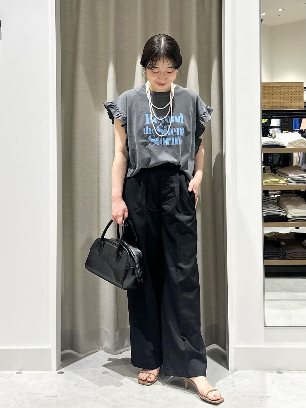 coen | ピグメントアソートフリルTシャツ | Rakuten Fashion(楽天