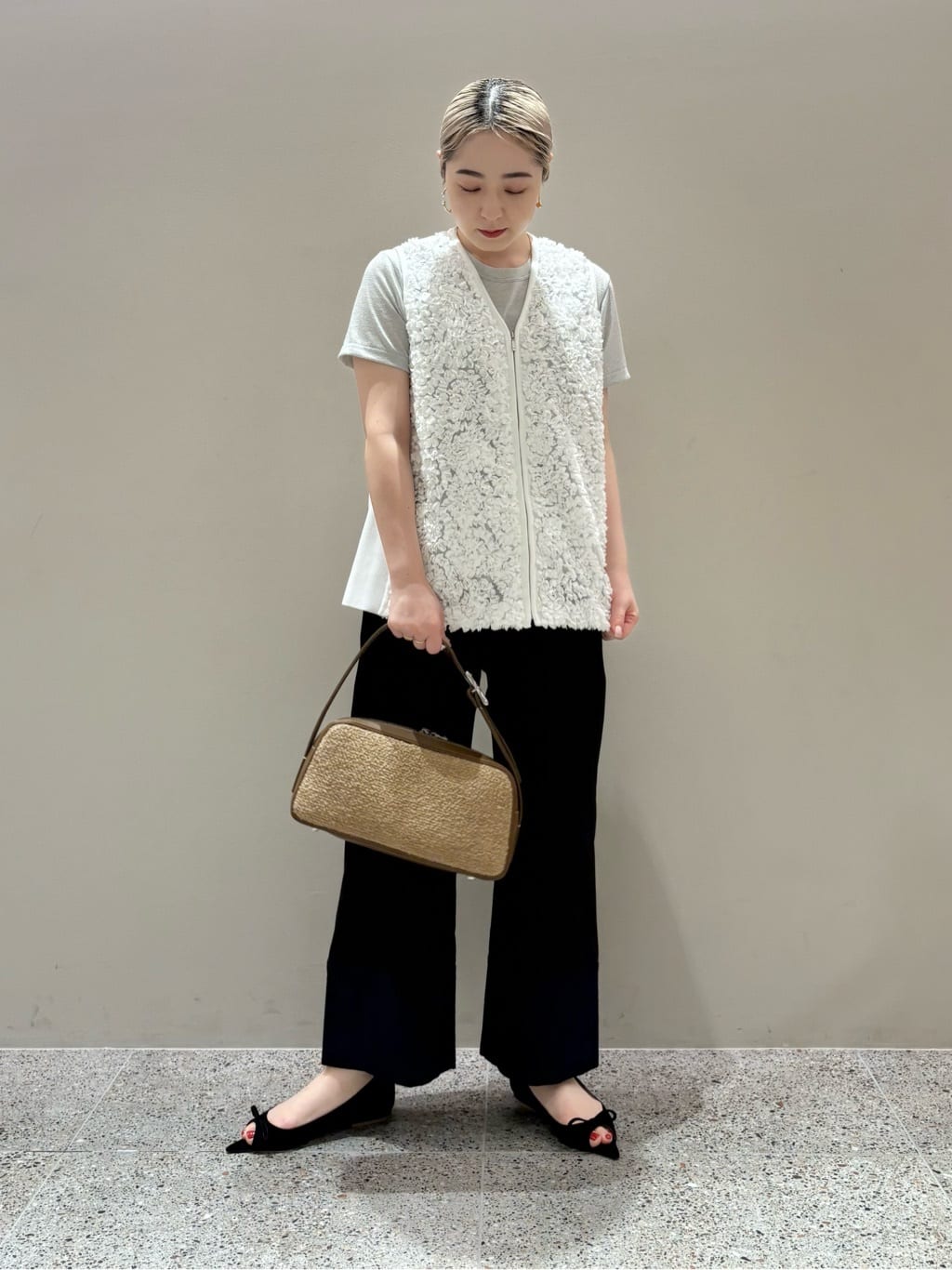 UNITED ARROWS LTD. OUTLET | フラワー チュール ニットベスト