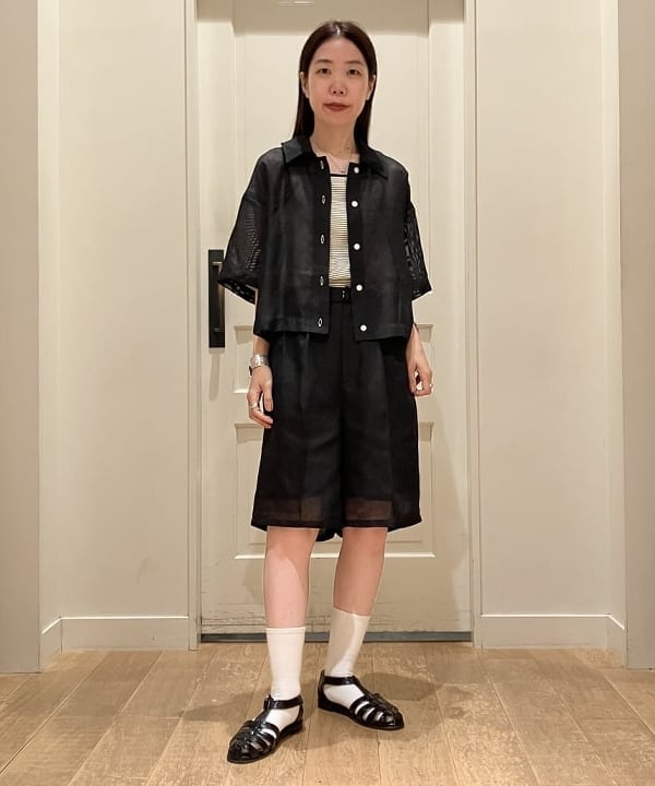 BEAMS HEARTのメッシュ シャツを使ったコーディネートを紹介します。｜Rakuten Fashion(楽天ファッション／旧楽天ブランドアベニュー)5872665