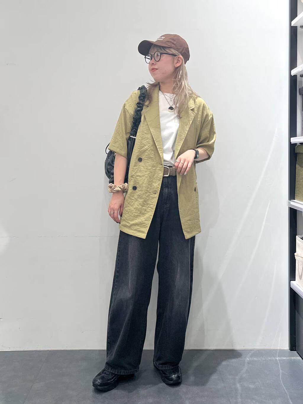 LAKOLEの【接触冷感】ハーフスリーブシアーWジャケットを使ったコーディネートを紹介します。｜Rakuten Fashion(楽天ファッション／旧楽天ブランドアベニュー)5872577