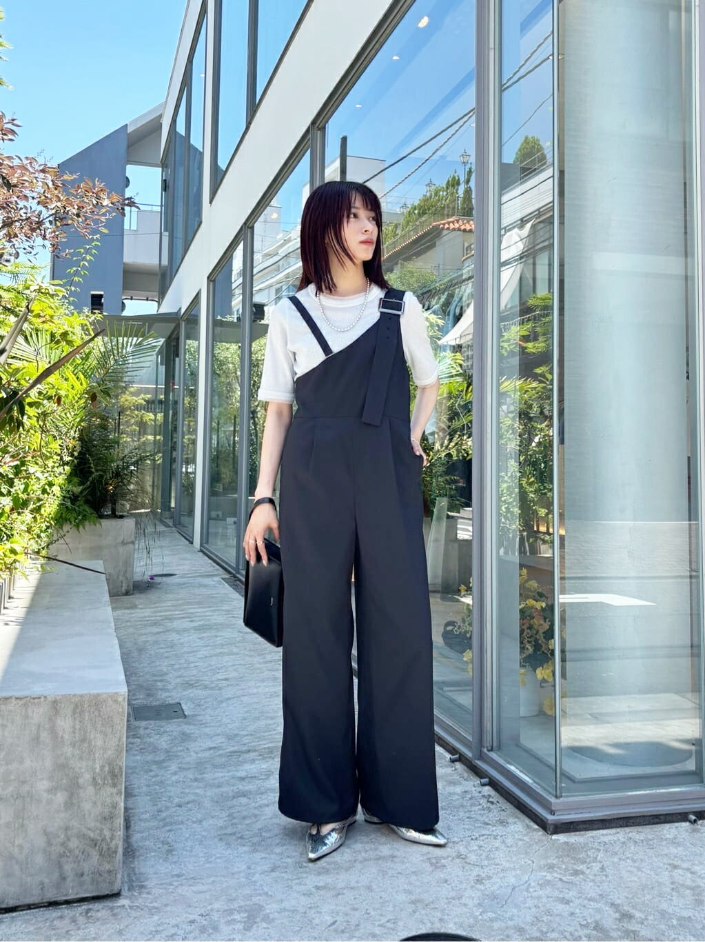 LOVELESSのラメリブTシャツを使ったコーディネートを紹介します。｜Rakuten Fashion(楽天ファッション／旧楽天ブランドアベニュー)5872579