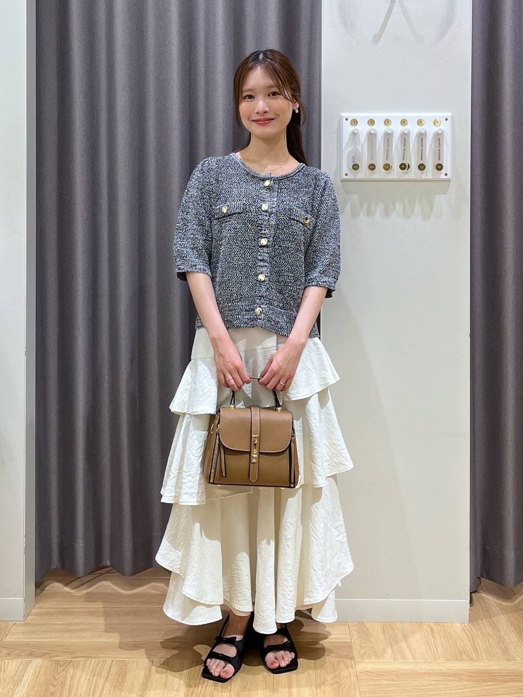 mysty womanのサマーツイードライクカーディガンSSを使ったコーディネートを紹介します。｜Rakuten Fashion(楽天ファッション／旧楽天ブランドアベニュー)5872866