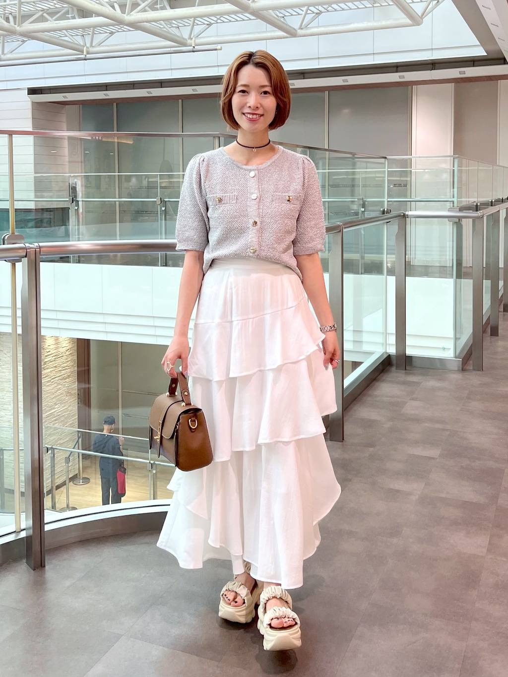 mysty womanのサマーツイードライクカーディガンSSを使ったコーディネートを紹介します。｜Rakuten Fashion(楽天ファッション／旧楽天ブランドアベニュー)5872873