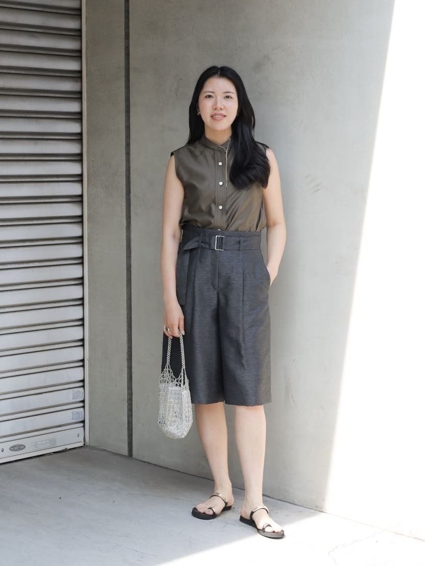 TOMORROWLAND | グロッシースラブ バミューダパンツ | Rakuten Fashion