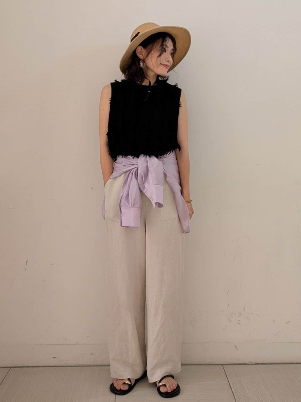 Rouge vif la cle | ポケット付きシアーシャツ | Rakuten Fashion(楽天