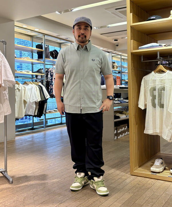BEAMS MENの【別注】FRED PERRY / 鹿の子 ショートスリーブ