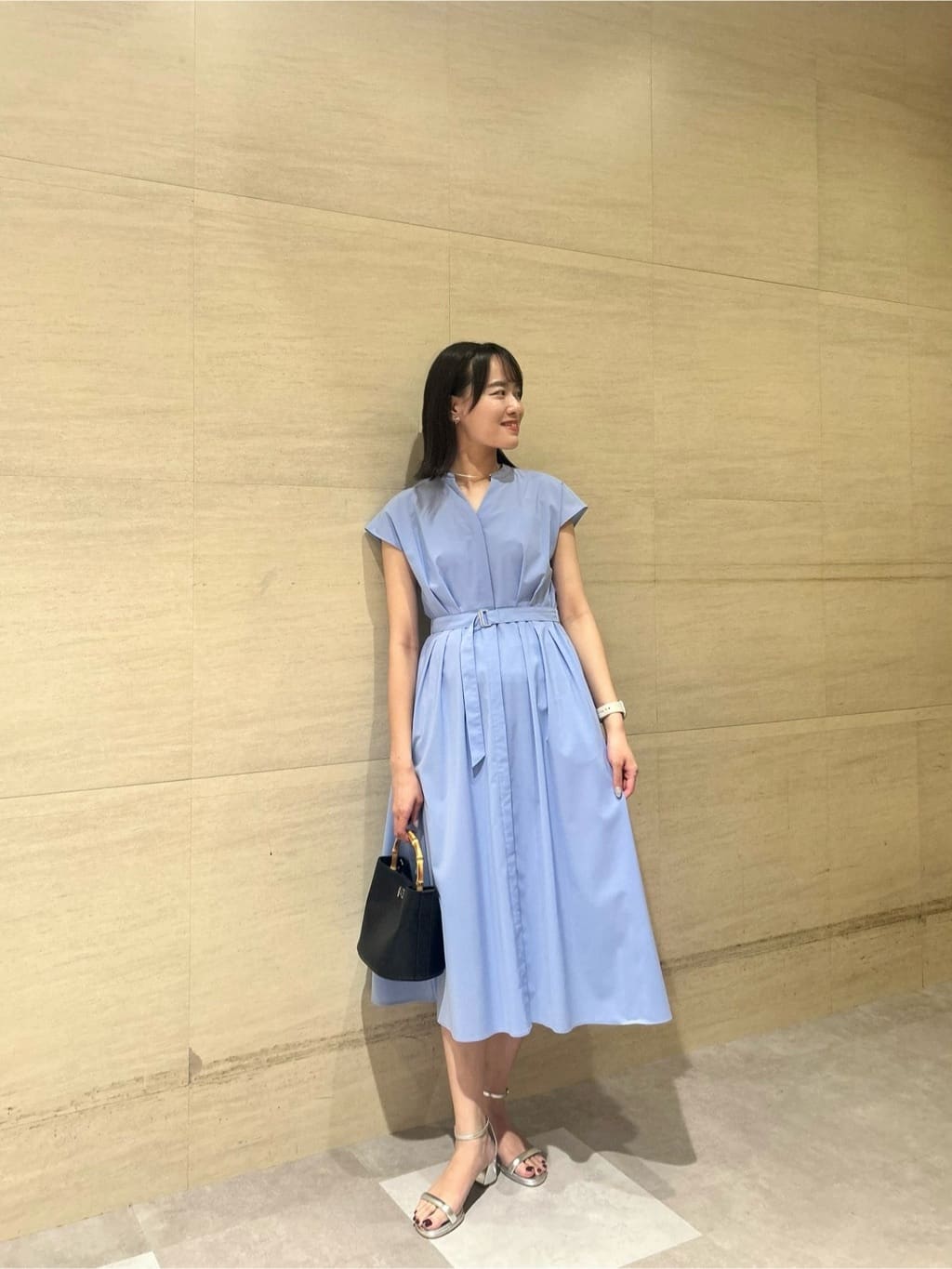 UNITED ARROWS LTD. OUTLET | ベルト フレアー ワンピース -マシン