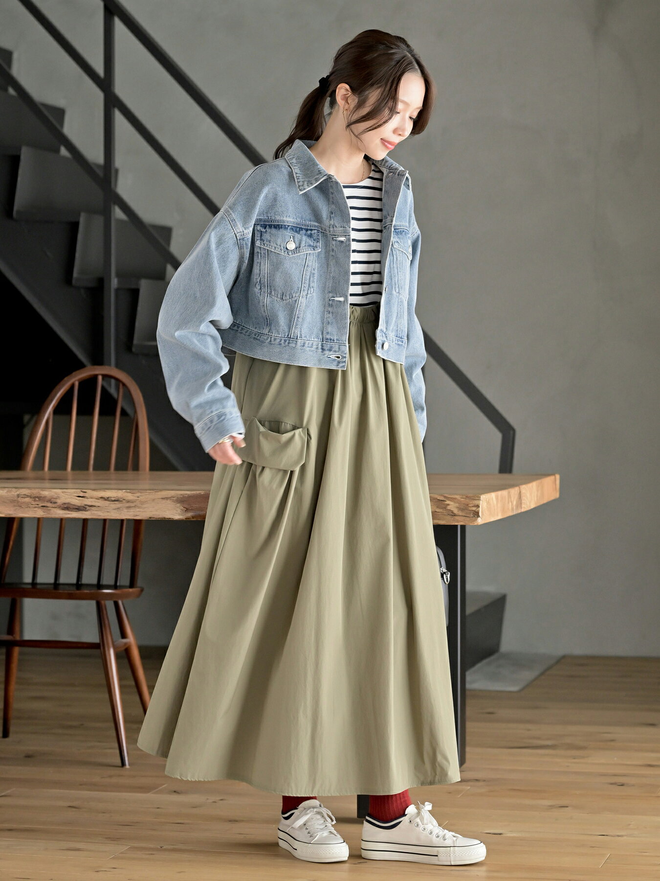 rps | アウトポケットジャンスカート | Rakuten Fashion(楽天