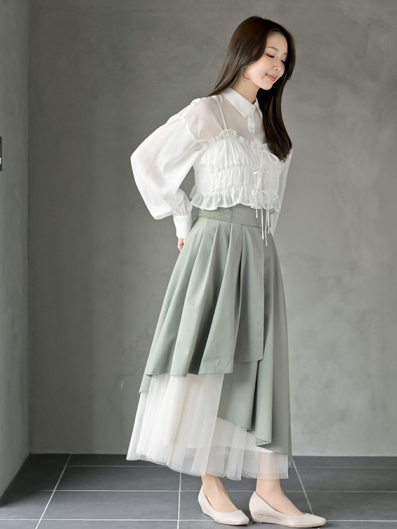rps | ビスチェ付きシアーブラウス | Rakuten Fashion(楽天