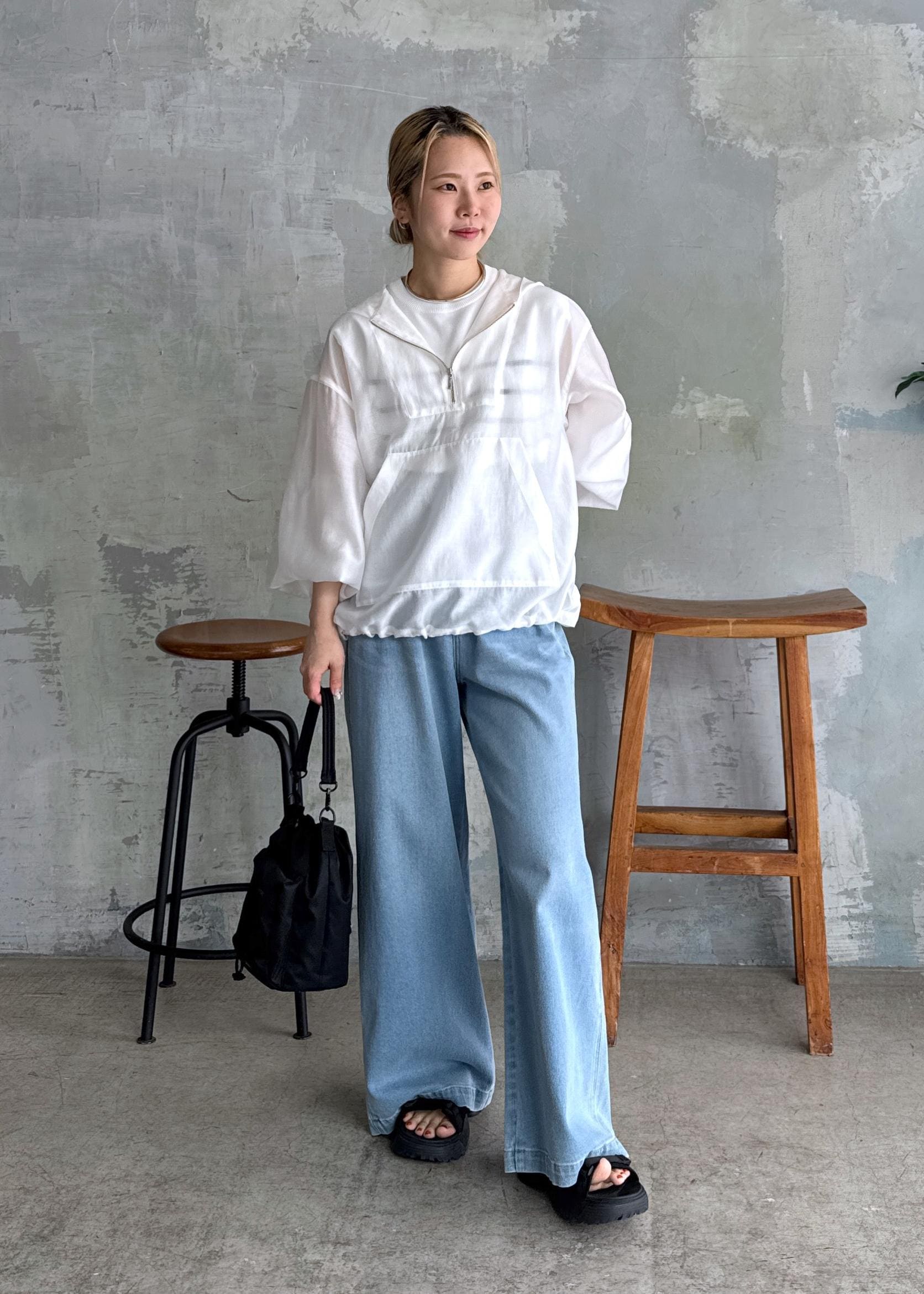 ROPE' PICNICの【emur/エミュール】エアリーローンアノラックパーカーを使ったコーディネートを紹介します。｜Rakuten Fashion(楽天ファッション／旧楽天ブランドアベニュー)5908557