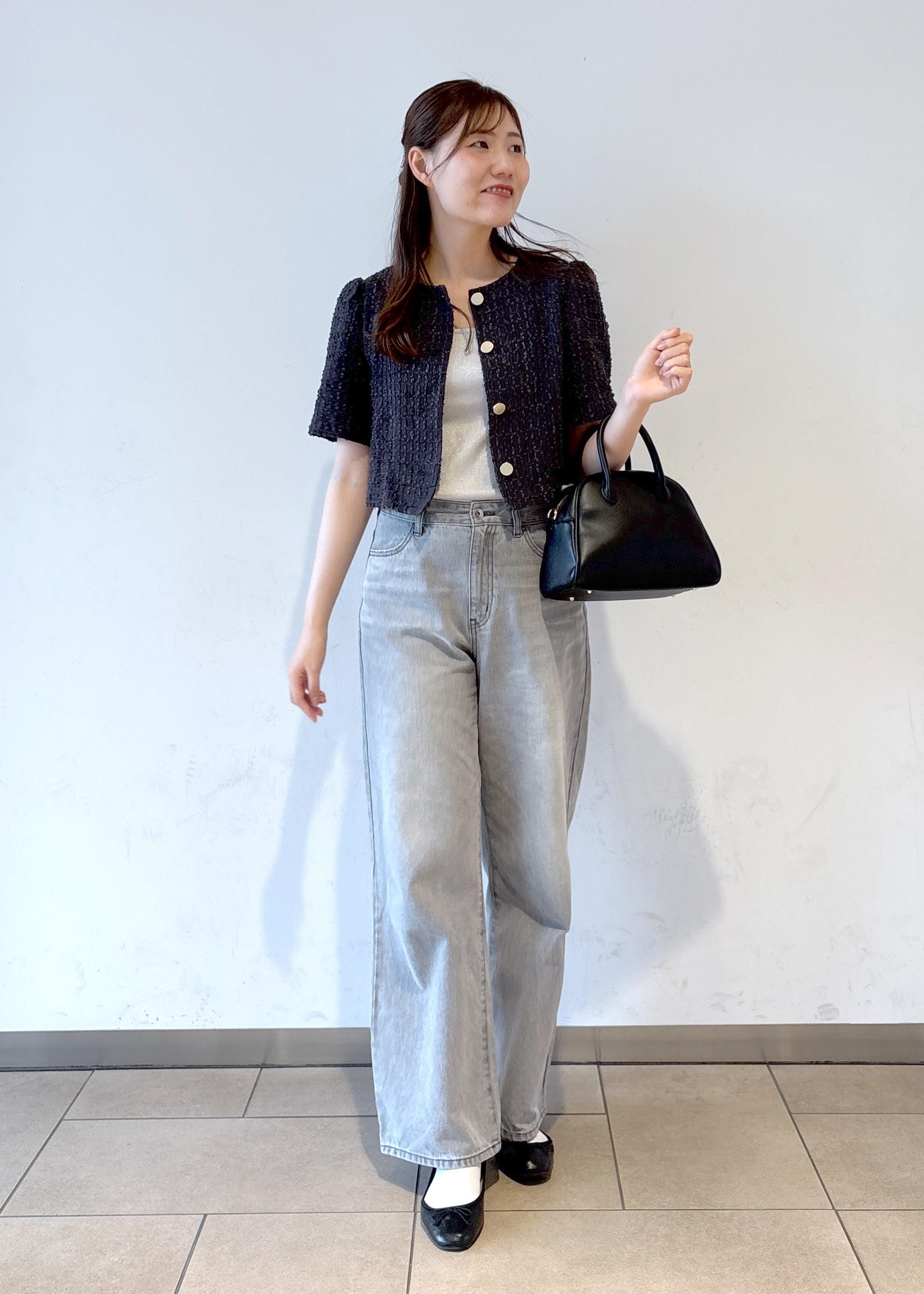 ROPE' PICNICの【サマー・ツイード】金ボタンカーディジャケットを使ったコーディネートを紹介します。｜Rakuten Fashion(楽天ファッション／旧楽天ブランドアベニュー)5908741