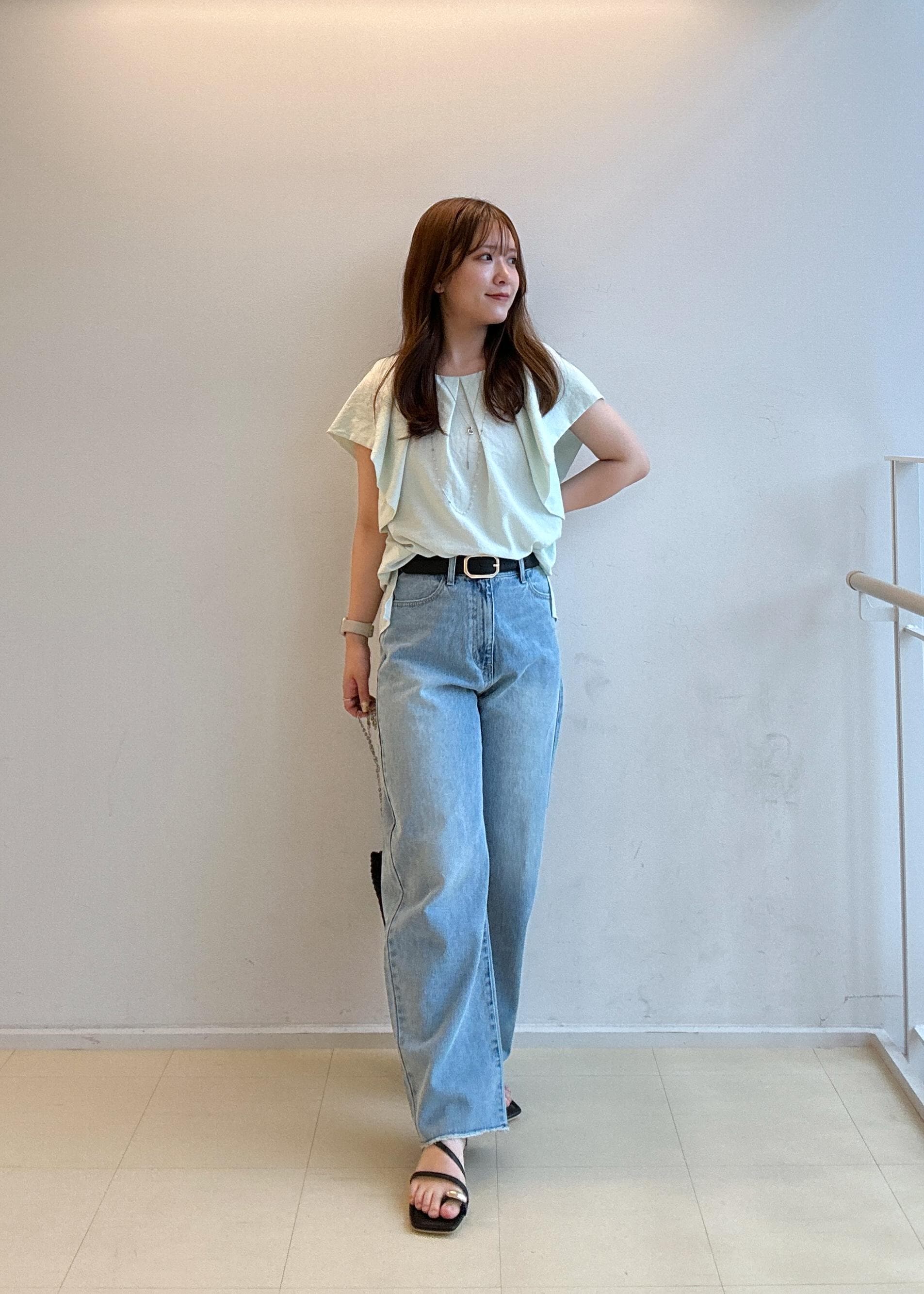 ROPE' PICNICのラッフルスリーブブラウス/通勤対応を使ったコーディネートを紹介します。｜Rakuten Fashion(楽天ファッション／旧楽天ブランドアベニュー)5908743