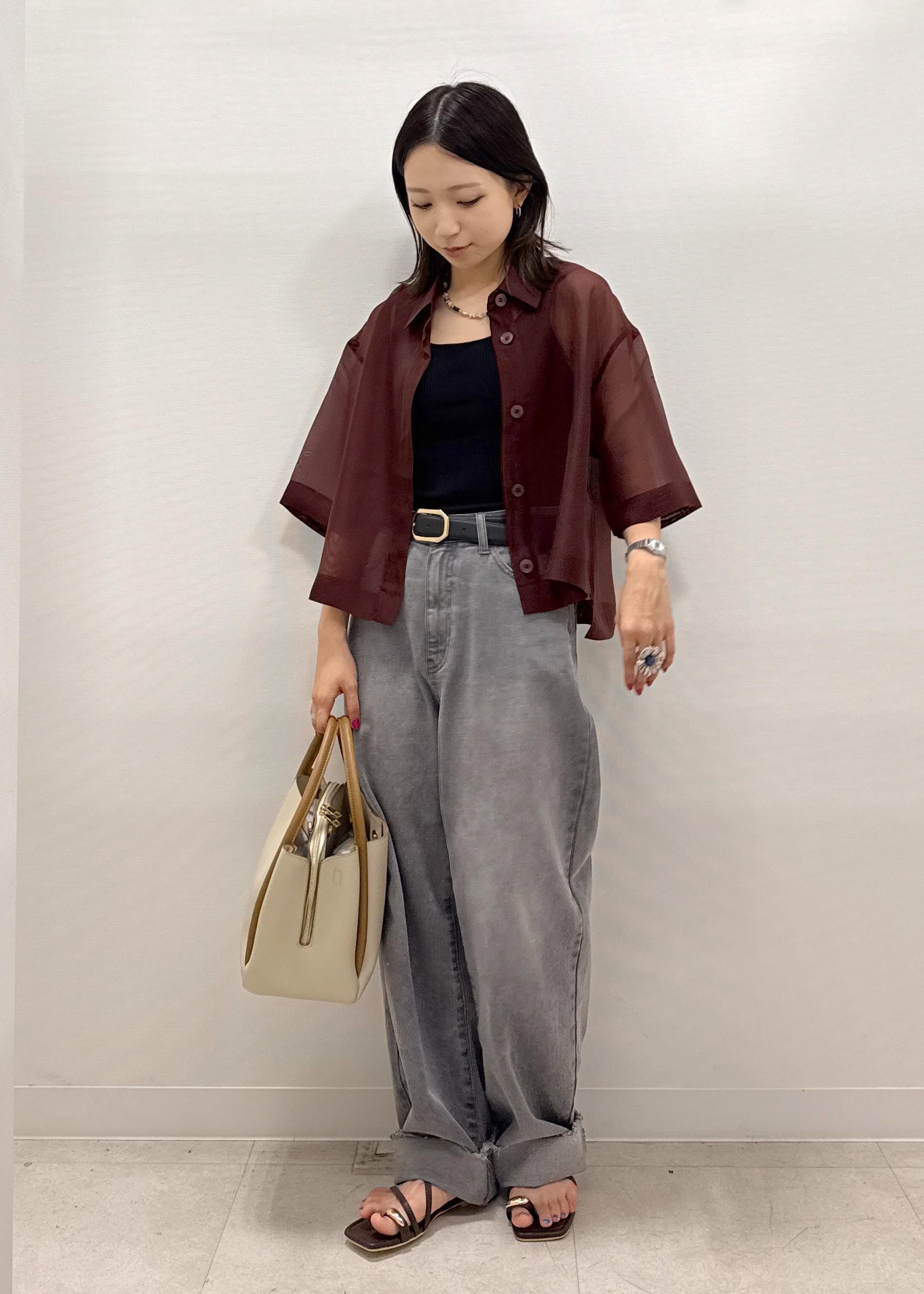 ROPE' PICNICの【接触冷感】ハーフスリーブシアーシャツを使ったコーディネートを紹介します。｜Rakuten Fashion(楽天ファッション／旧楽天ブランドアベニュー)5933309