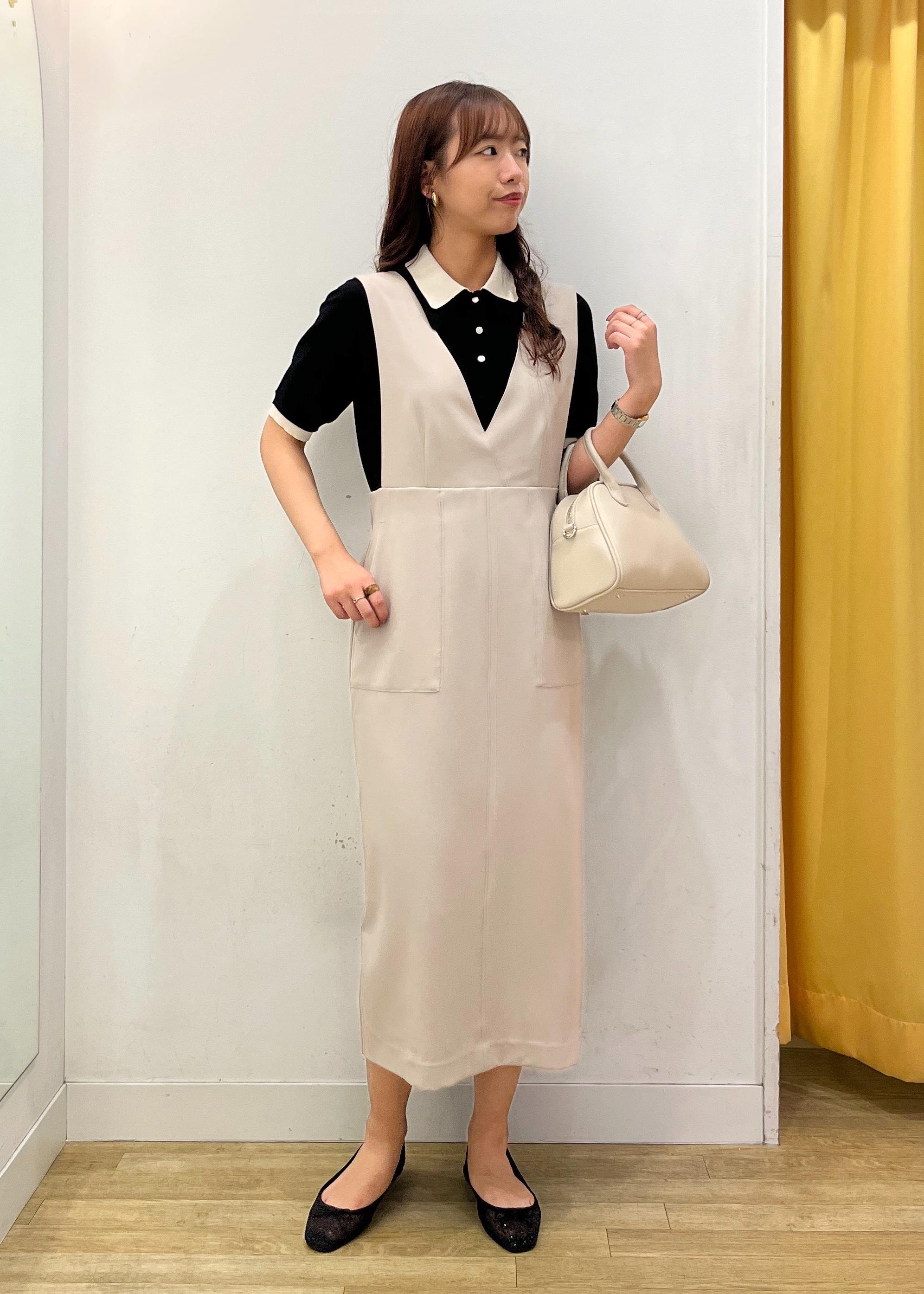 ROPE' PICNICの【新色追加】バイカラーレイヤード風ニットポロシャツを使ったコーディネートを紹介します。｜Rakuten Fashion(楽天ファッション／旧楽天ブランドアベニュー)5933275