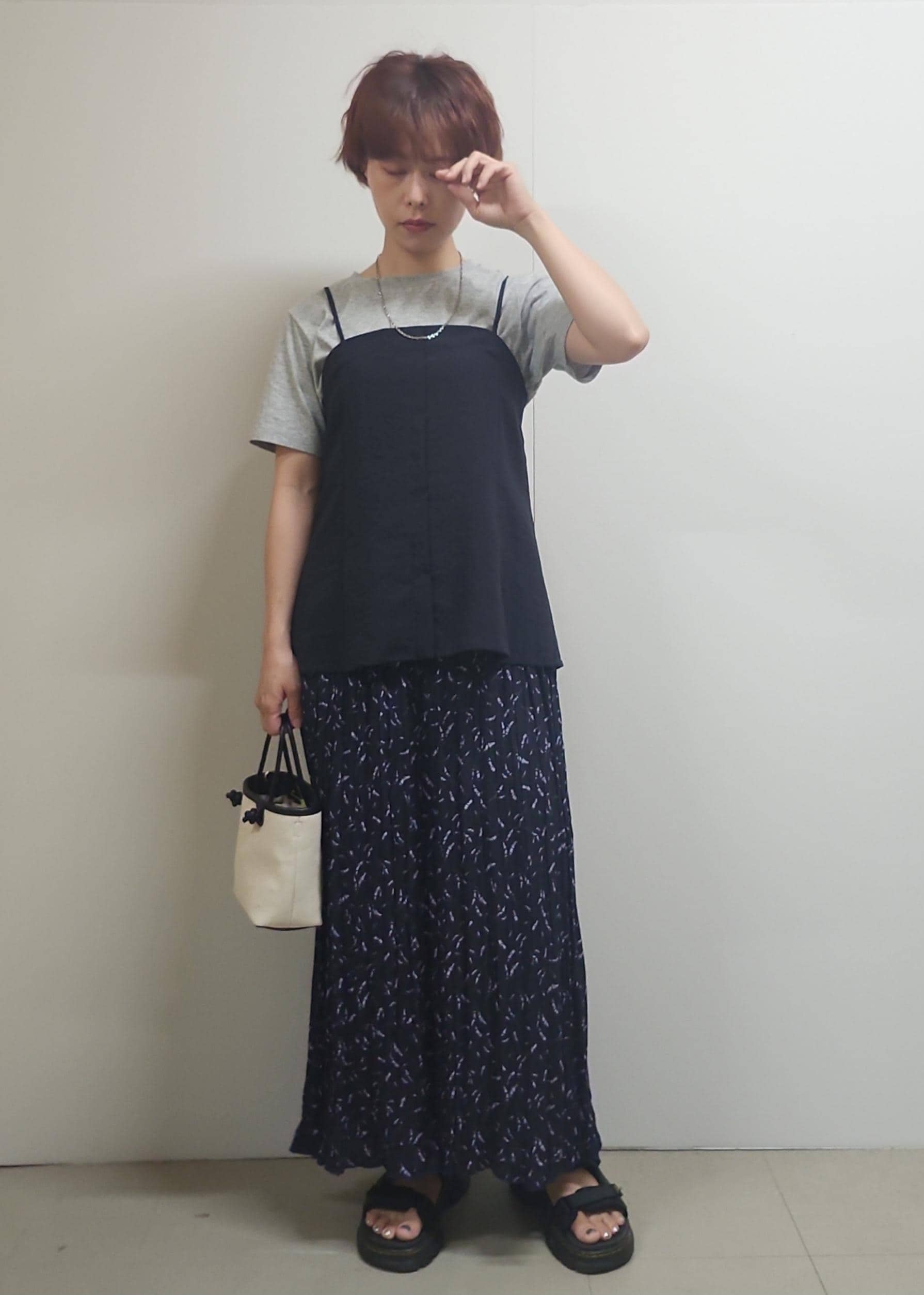 ROPE' PICNICの【UVカット・汗染み加工・接触冷感】手描き風ロゴプリントTシャツを使ったコーディネートを紹介します。｜Rakuten Fashion(楽天ファッション／旧楽天ブランドアベニュー)5933283