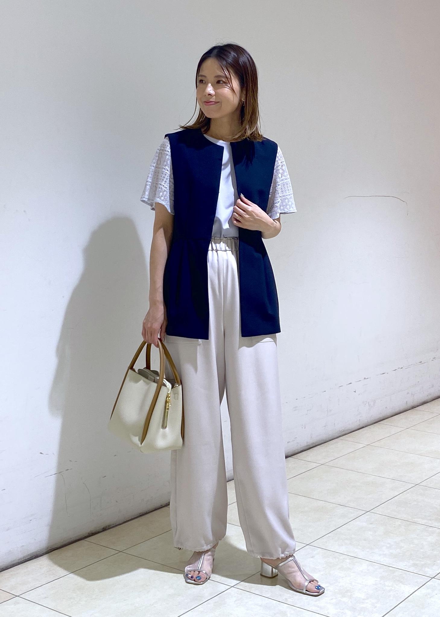 ROPE' PICNICの【UVカット・接触冷感】Cutee レースドッキングフレアスリーブトップス/リンクコーデを使ったコーディネートを紹介します。｜Rakuten Fashion(楽天ファッション／旧楽天ブランドアベニュー)5933304