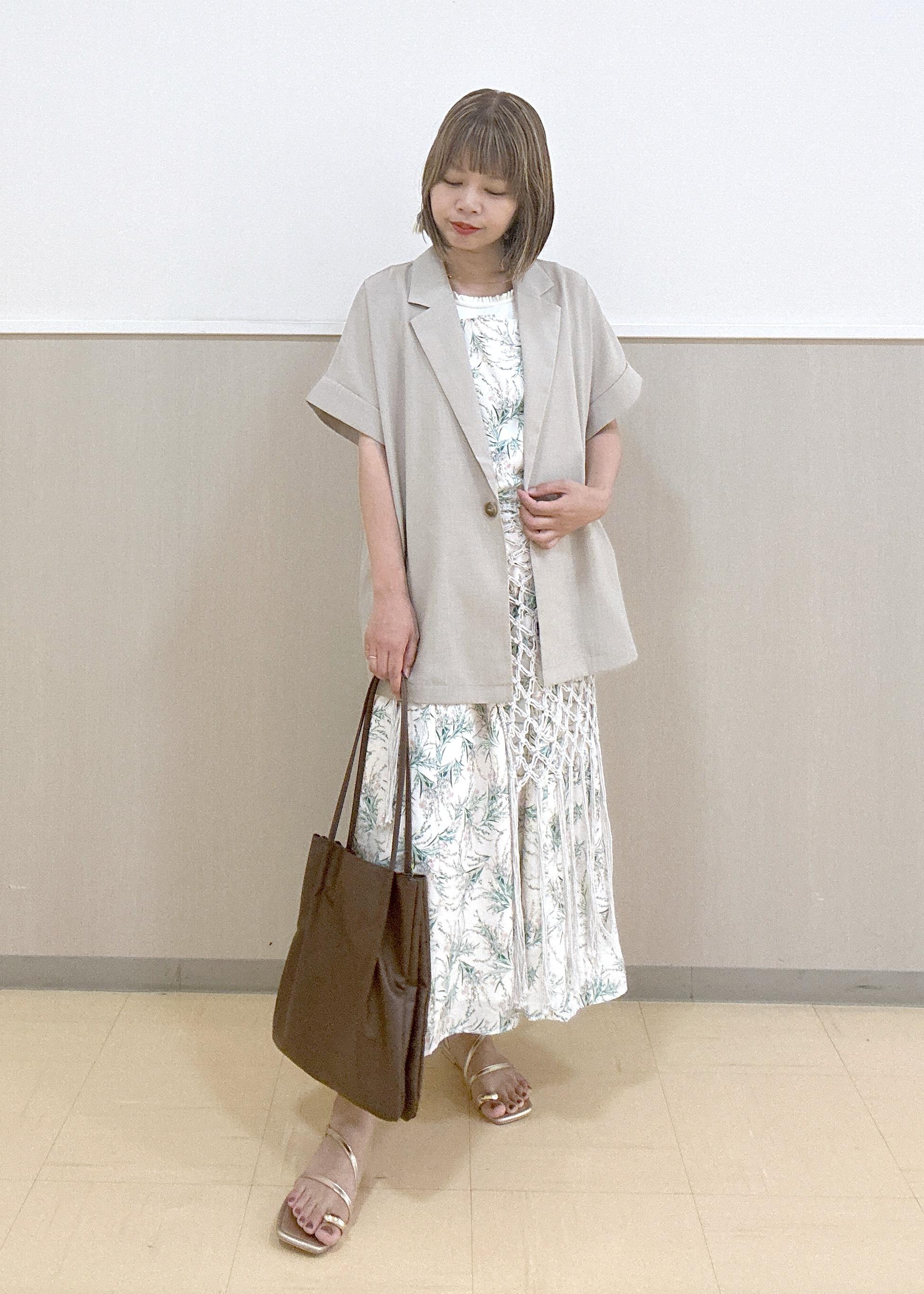 ROPE' PICNICの【前後2WAY】ガーデンフラワーキャミワンピース/リンクコーデを使ったコーディネートを紹介します。｜Rakuten Fashion(楽天ファッション／旧楽天ブランドアベニュー)5934202