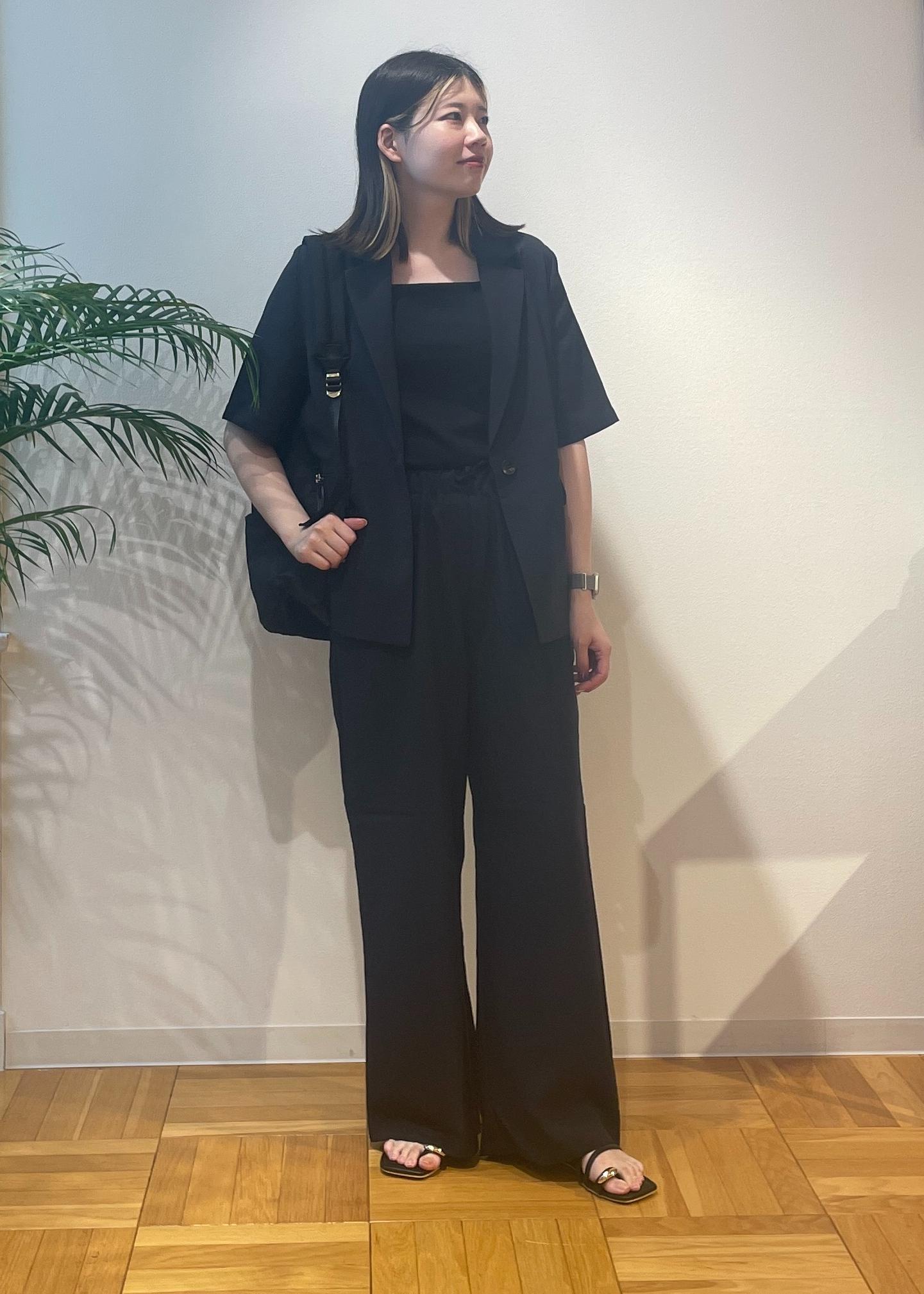 ROPE' PICNICの【接触冷感・吸水速乾・防シワ】エフォートレスリラックスハーフスリーブジャケットを使ったコーディネートを紹介します。｜Rakuten Fashion(楽天ファッション／旧楽天ブランドアベニュー)5934209