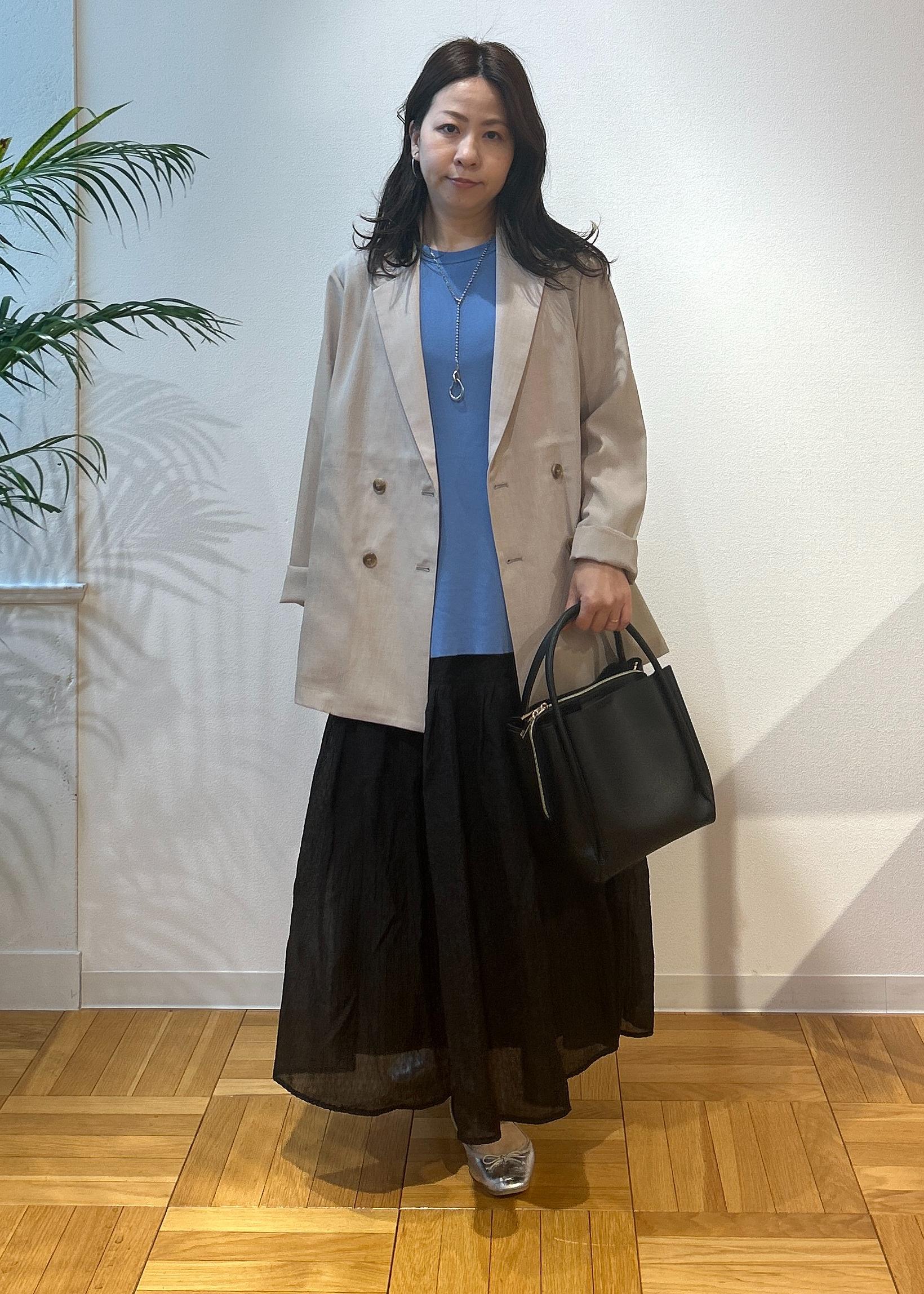 ROPE' PICNICの【接触冷感・UVカット・速乾】【リネンライク・シリーズ】シアーテーラードジャケット/セットアップ対応を使ったコーディネートを紹介します。｜Rakuten Fashion(楽天ファッション／旧楽天ブランドアベニュー)5934215